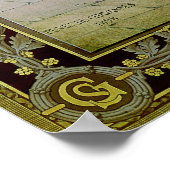 聖ジェネヴィエーヴが眠れる街を見守る ポスター (角)