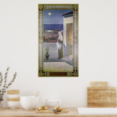 聖ジェネヴィエーヴが眠れる街を見守る ポスター (キッチン)