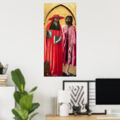 聖ジェロームと洗礼者の聖ヨハネ, c.1428-29 ポスター (ホームオフィス)