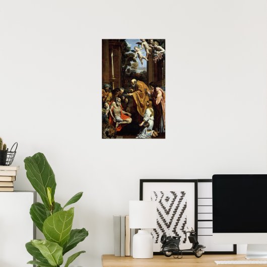 聖ジェロームの最後の聖餐式, 1614 ポスター (ホームオフィス)