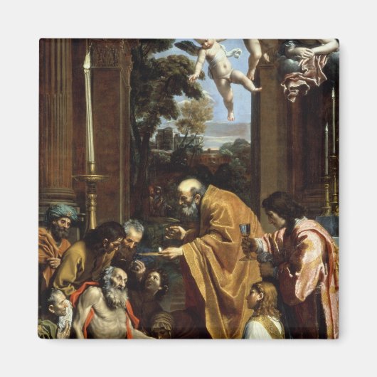 聖ジェロームの最後の聖餐式， 1614 マグネット (正面)