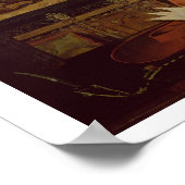 聖ジェロームの瞑想(パネル上の油) ポスター (角)