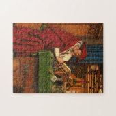 聖ジェロームは彼の勉強で, 1435年ヤン・ヴァン・エイク著 ジグソーパズル (横)