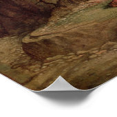 聖ジェロームめい想は砂漠にあり、1506年 ポスター (角)