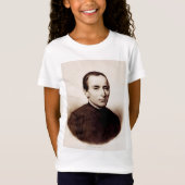 聖ジュゼッペ・カファッソの聖なる慈悲アート Tシャツ (正面)