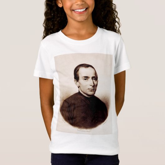 聖ジュゼッペ・カファッソの聖なる慈悲アート Tシャツ (正面)