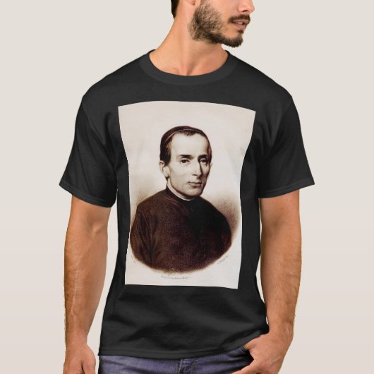 聖ジュゼッペ・カファッソの聖なる慈悲アート Tシャツ (正面)
