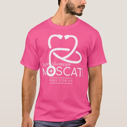 聖ジュゼッペ・モスカティ医師聖人キャソール Tシャツ (正面)