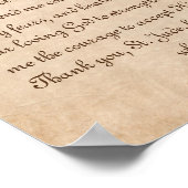 聖ジュードへの癒しと強さの祈りの言葉 ポスター (角)