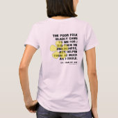 聖ジョアンナ・オブ・ザ・ポア Tシャツ (裏面)