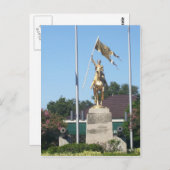 聖ジョアン・アーク像 ポストカード (正面/裏面)