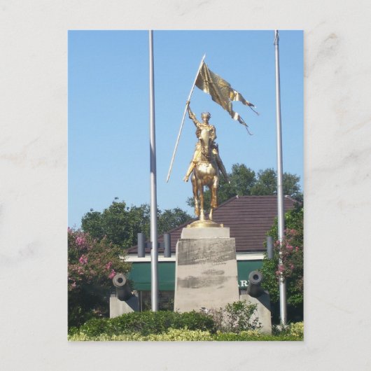 聖ジョアン・アーク像 ポストカード (正面)