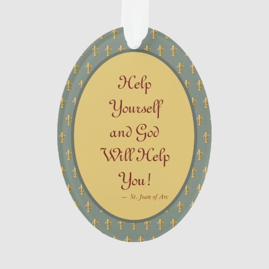 聖ジョアン・オブ・アーク(JM 28) オーナメント (裏面)