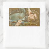 聖ジョアン・オブ・アーク(JM 28) 長方形シール (バッグ)