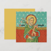 聖ジョセフの上半身(詳細、VVP 09) (正面/裏面)