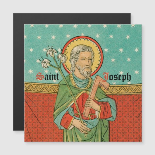 聖ジョセフの上半身(詳細、VVP 09) (正面/裏面)