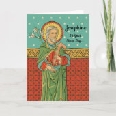 聖ジョセフの上半身(詳細、VVP 09) カード (正面)