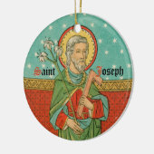 聖ジョセフの上半身(詳細、VVP 09) セラミックオーナメント (左)