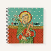 聖ジョセフの上半身(詳細、VVP 09) ノートブック (正面)