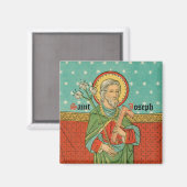 聖ジョセフの上半身(詳細、VVP 09) マグネット (正面/裏面)