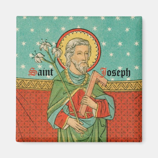 聖ジョセフの上半身(詳細、VVP 09) マグネット (正面)