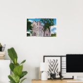 聖ジョセフ大聖堂の無気表情な眺め ポスター (ホームオフィス)