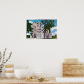 聖ジョセフ大聖堂の無気表情な眺め ポスター (キッチン)