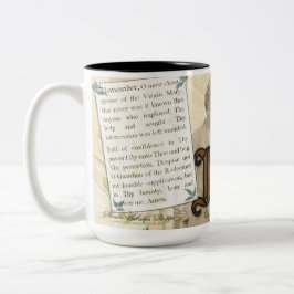 聖ジョセフ暗記祈りの言葉カトリック宗教協会 ツートーンマグカップ