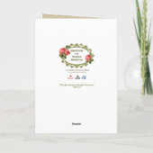 聖ジョセフ神父イエス伝統的サン カード (裏面)