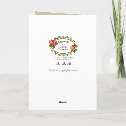 聖ジョセフ神父イエス伝統的サン カード (裏面)