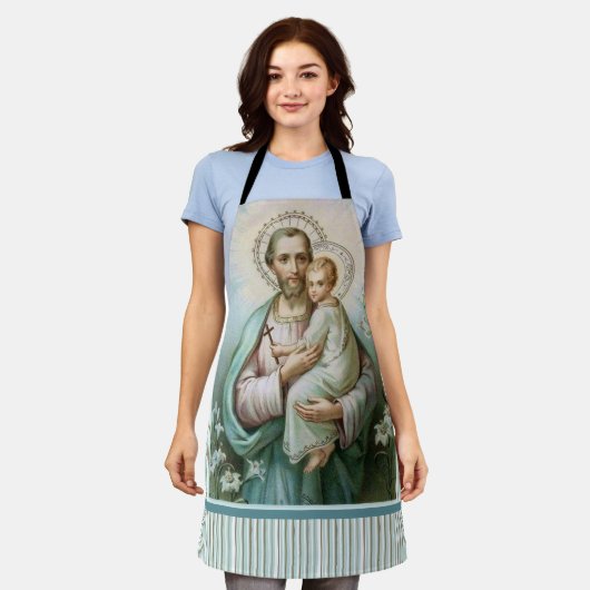 聖ジョセフ・イエス伝統的・カトリック教会 エプロン (着用した状態)