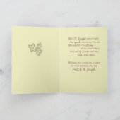 聖ジョセフ・ブラウンの饗宴に関する誕生日 カード (内部)