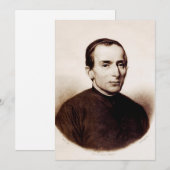 聖ジョゼッペ・カファッソ フランシスコ会の司祭 招待状 (正面/裏面)