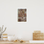 聖ジョージがドラゴンを殺す ポスター (キッチン)