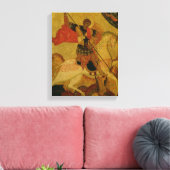 聖ジョージが竜を殺した キャンバスプリント (インサイチュ (リビング))