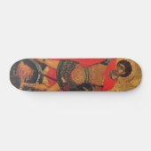 聖ジョージとドラゴン正統のアイコン スケートボード (横)