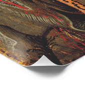 聖ジョージとドラゴン正統のアイコン ポスター (コーナー)