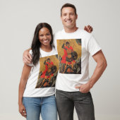 聖ジョージとドラゴン正統のアイコン Tシャツ (ユニセックス)