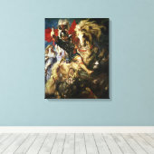 聖ジョージとドラゴン1606 キャンバスプリント (インサイチュ (ウッドフロア))