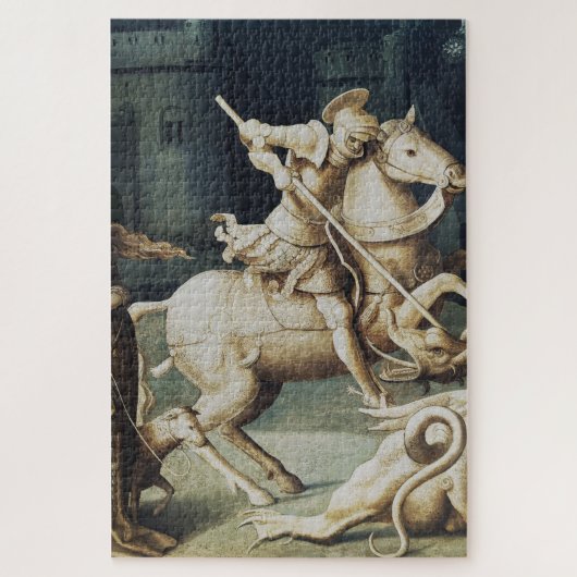 聖ジョージとドラゴン ジグソーパズル (縦)