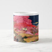 聖ジョージとドラゴン ジャンボコーヒーマグカップ (正面)