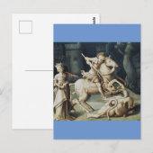 聖ジョージとドラゴン ポストカード (正面/裏面)