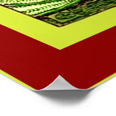 聖ジョージとドラゴン～ヴィンテージアールヌーボー ポスター (角)