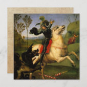 聖ジョージとドラゴン 招待状 (正面/裏面)