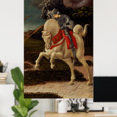 聖ジョージとドラゴン(詳細), c.1470 ポスター (ホームオフィス)