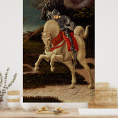 聖ジョージとドラゴン(詳細), c.1470 ポスター (キッチン)