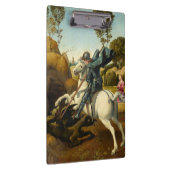 聖ジョージとドラゴン、1506年ラファエル クリップボード (右)