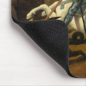 聖ジョージとドラゴン、1506年ラファエル マウスパッド (コーナー)