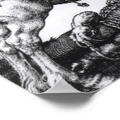 聖ジョージとドラゴン， 1508 ポスター (角)