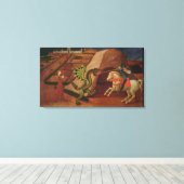 聖ジョージとドラゴン、c.1439-40 キャンバスプリント (インサイチュ (ウッドフロア))